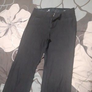 JM Collection dark blue 6P Cotton - Polyester Jeans stretchable waist